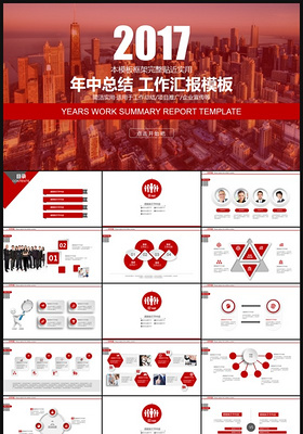 商务PPT模板工作总结工作计划工作报告