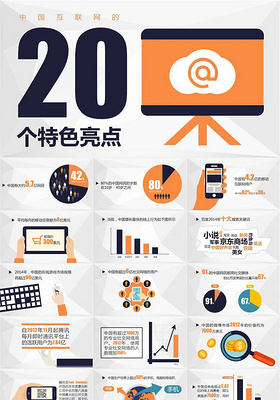 中国互联网的20个特色亮点ppt模...