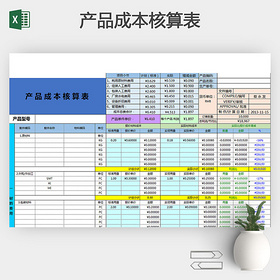 产品成本核算表