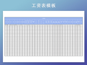 工资明细表模板带公式自动生成工资条