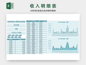 收入明细表