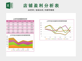 记账本财务收支盈利记录表